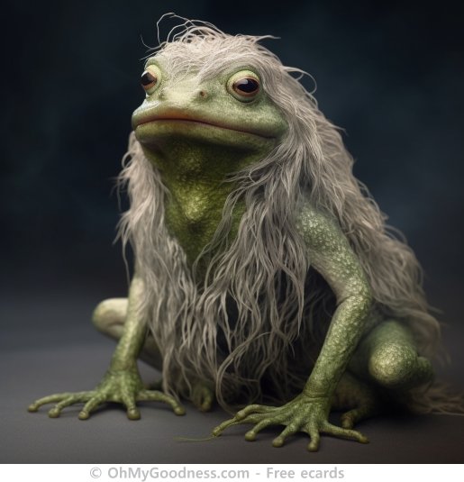 : When the frogs grow hair
